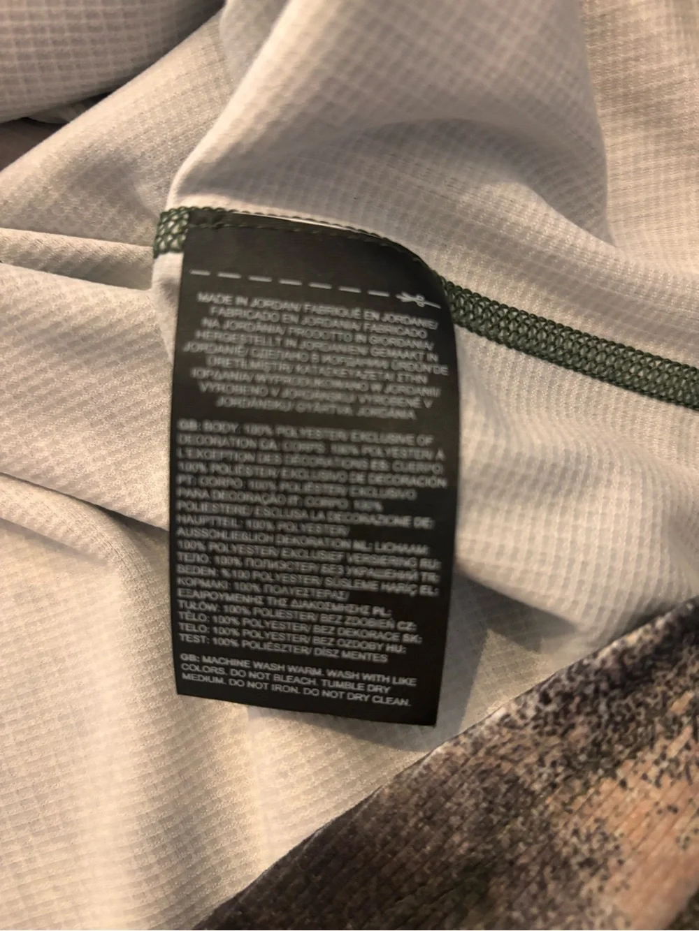 The North Face Men's Camouflage Crewneck Long Sleeve Performance Shirt